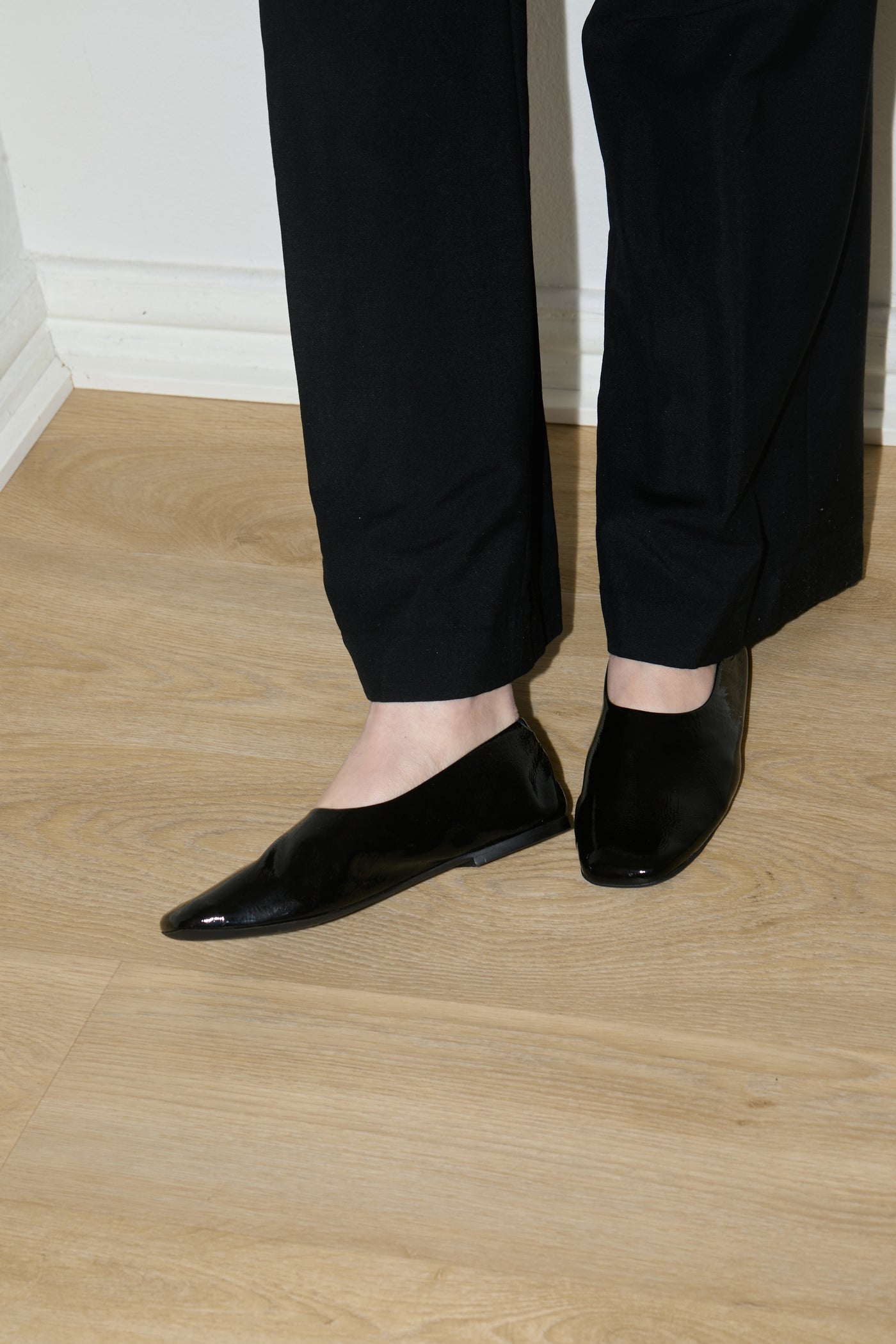 Ursula ballerina patent leather black