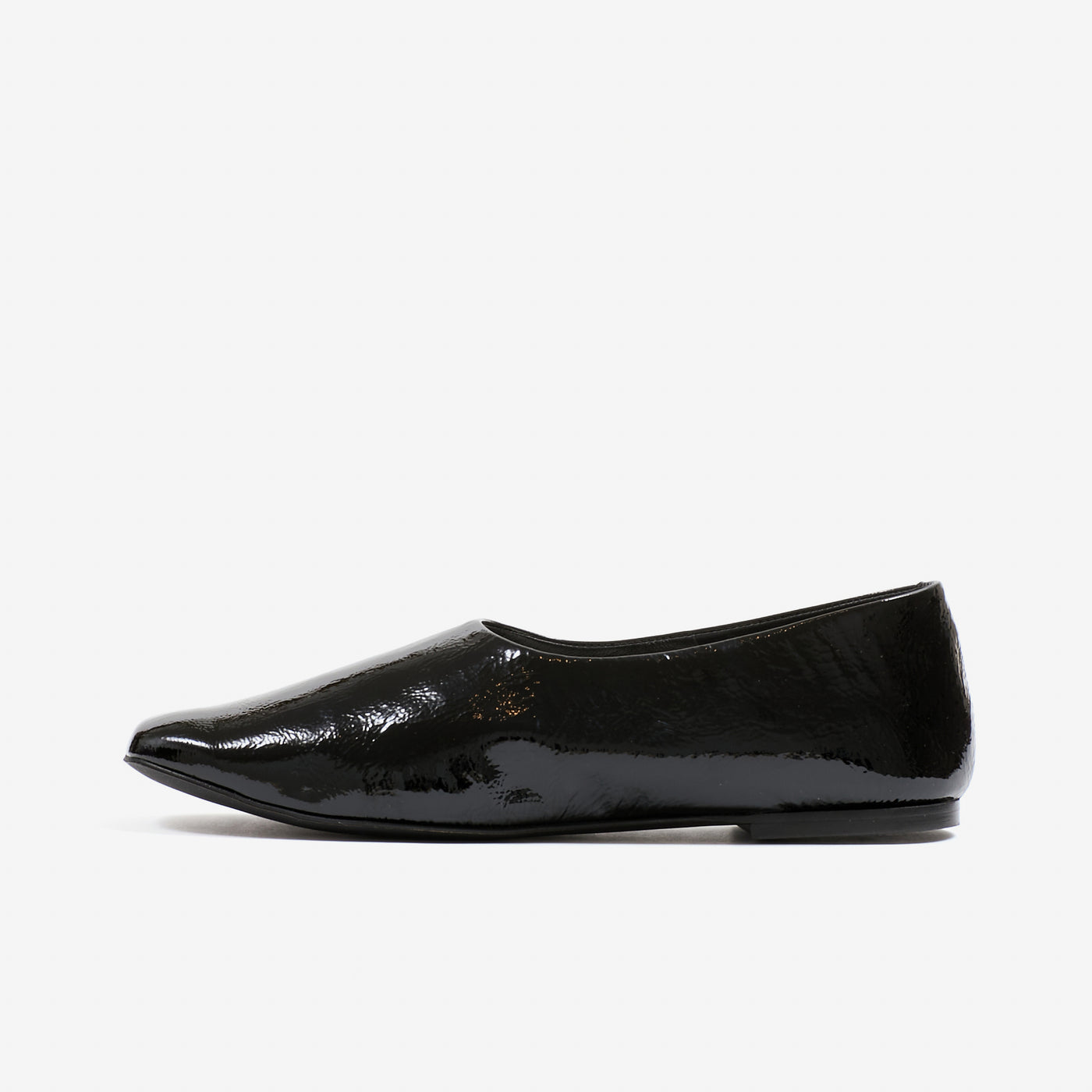 Ursula ballerina patent leather black