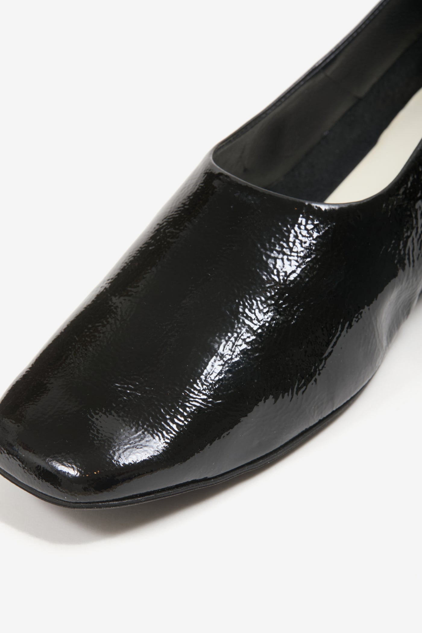Ursula ballerina patent leather black
